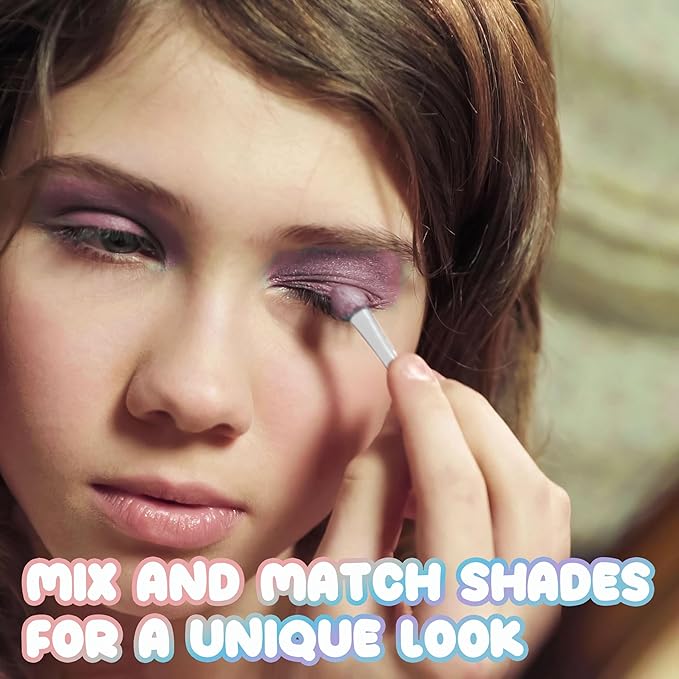 Expressions 8pc Makeup Set - "Cosmic Vibes" Beauty Kit - Ultimate Kids Cosmetics Set Beauty Collection Starter Cosmetics For Girls