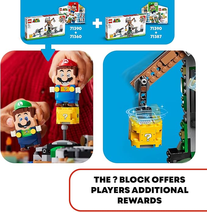 LEGO Super Mario Reznor Knockdown Expansion Set 71390 Building Kit; Collectible Toy Playset for Kids; New 2021 (862 Pieces)