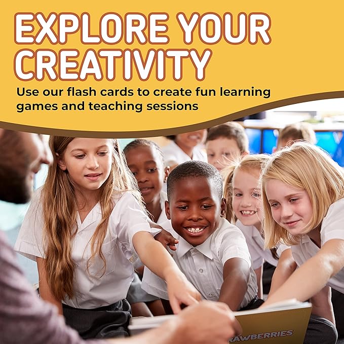 300 Noun Vocabulary Builder Flash Cards, Photo Cards with Learning Games and Teaching Materials for Speech Therapy, ESL, Preschool, Homeschool, Toddlers, Adults, Autism, Dementia, ABA, and Aphasia