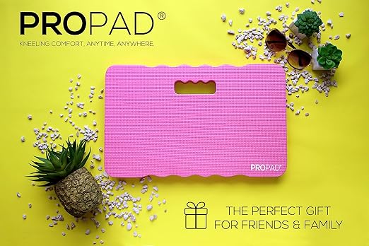 Thick Kneeling Pad, Garden Kneeler for Gardening, Bath Kneeler for Baby Bath, Kneeling Mat for Exercise & Yoga, Knee Pad for Work, Floor Foam Pad, Extra Large (XL) 18 x 11 x 1.5 Inches, Pink