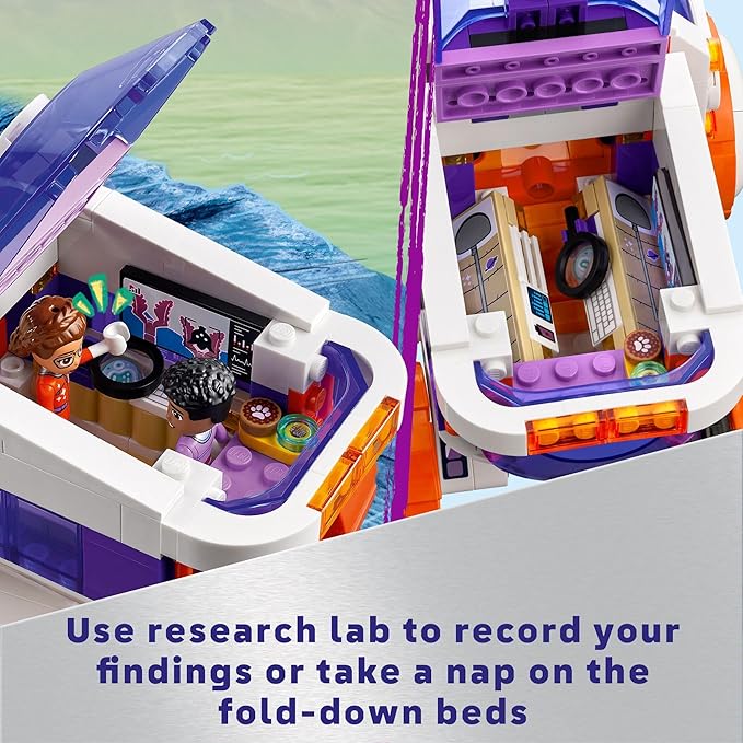 LEGO Friends Space Research Rover Space Toy and Science Playset, Space Gift for 8 Year Old Girls and Boys, Building Toy for Space Lovers and Kids with 2 Mini-Dolls, a Dog and 2 Alien Figures, 42602