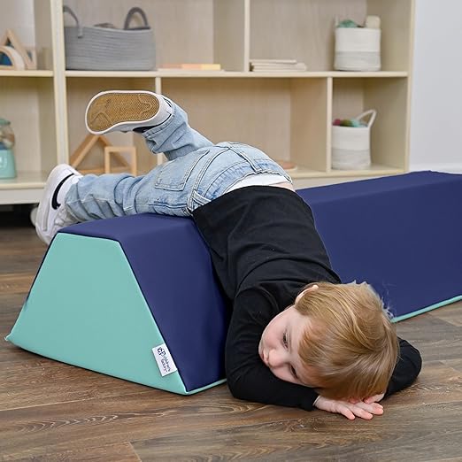 Children's Factory Soft Balance Beam, Firm Foam Walking Beam, Build Coordination and Gross Motor Skills, Tranquility