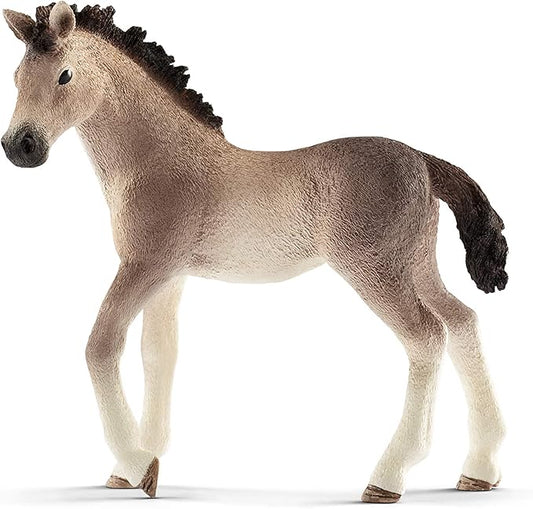 Schleich Horse Club, Horse Toys for Girls and Boys, Andalusian Foal Baby Horse Toy Figurine, Ages 5+
