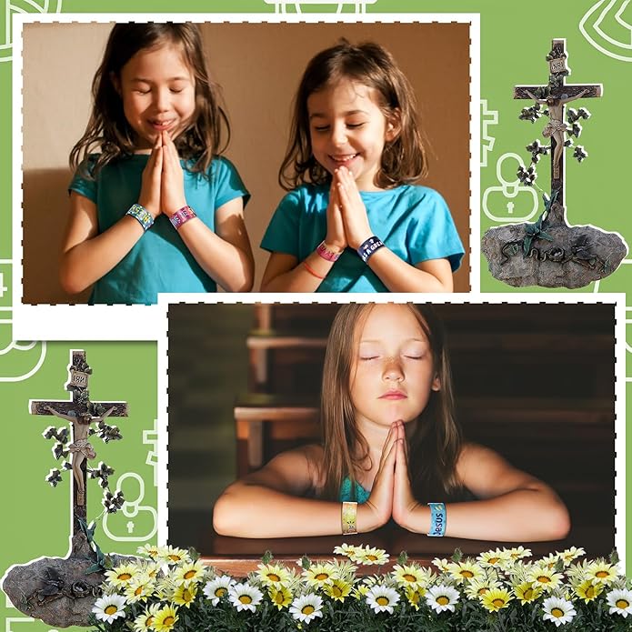 Jenaai Christian Slap Bracelets Religious Party Favors Bible Verses Bracelets Bulk Jesus Loves You Christian Crafts Sunday School Gifts Classroom Prizes