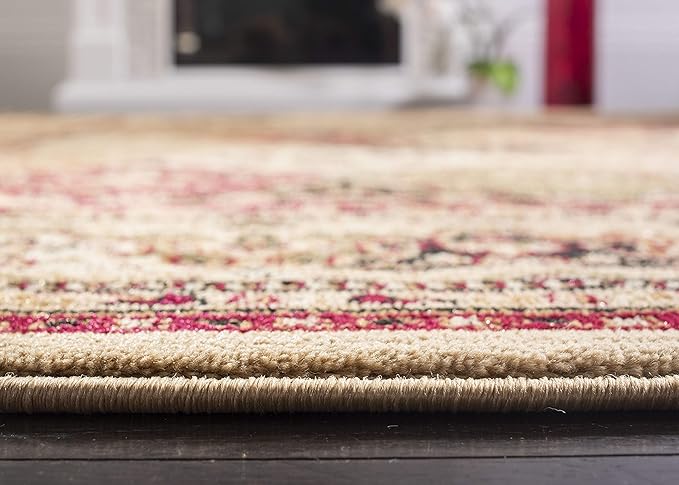 SAFAVIEH Lyndhurst Collection Runner Rug - 2'3" x 12', Multi & Beige, Traditional Oriental Design, Non-Shedding & Easy Care, Ideal for High Traffic Areas in Living Room, Bedroom (LNH221C)