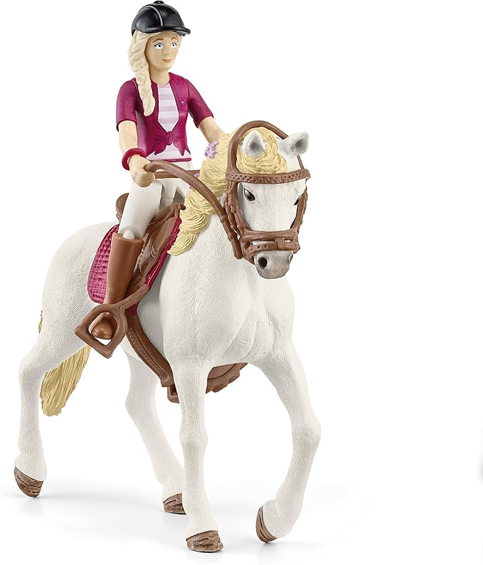 Schleich Horse Club Ride Out 40-Piece Playset Horse Gifts for Girls & Boys Ages 5+ with 4 Horse Rider Girls, 4 Horse Toys and Horse-Riding Accessories