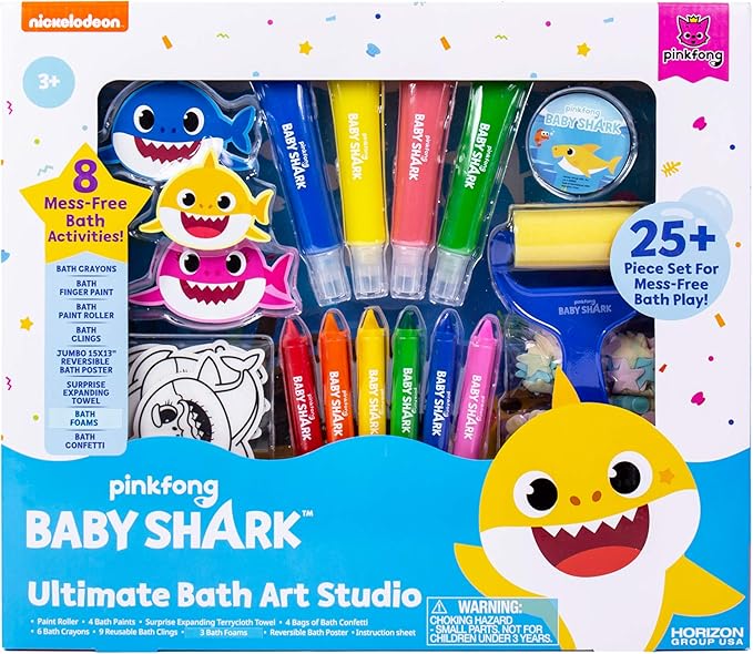 Baby Shark Ultimate Bath Art Studio by Horizon Group USA