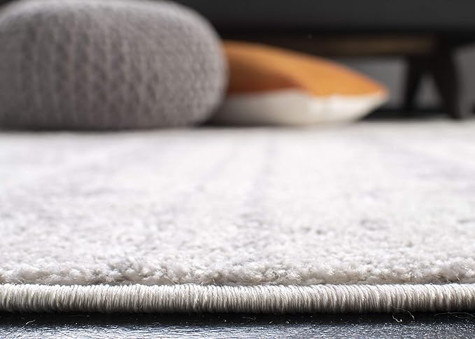 SAFAVIEH Adirondack Collection Accent Rug - 4' x 6', Ivory & Grey, Moroccan Boho Distressed Design, Non-Shedding & Easy Care, Ideal for High Traffic Areas in Entryway, Living Room, Bedroom (ADR119B)