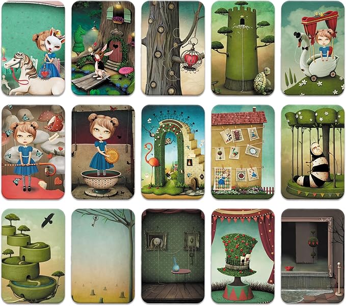 Alice in Wonderland Words | Game of Words and Imagination for The Whole Family | Engaging, Cooperative, and Creative | Ages 8+ | 2-6 Players | 15-45min Playtime