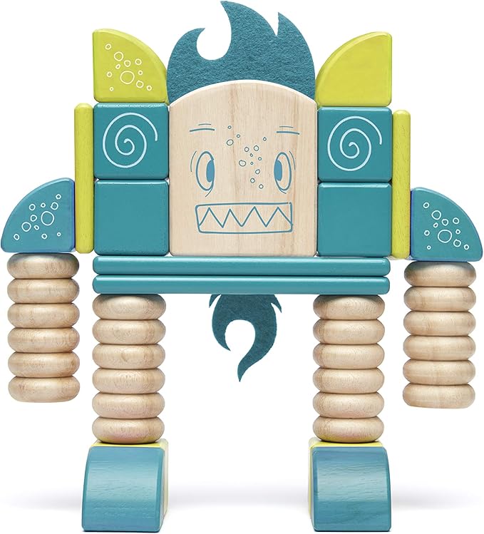 Tegu Beans & Tumtum Magnetic Wooden Block Set