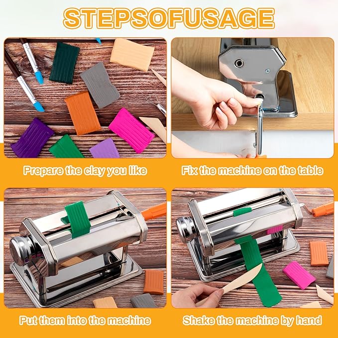 Huquary 2751 Pcs Polymer Clay Cutters for Earrings Making Polymer Clay Press Machine Jewelry Accessories Modeling Clay Sculpting Tools Clay Roller Acrylic Sheet Clay Earring Making Kit for DIY