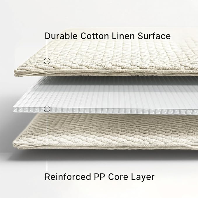 Vailando 3-Shelf Hanging Closet Organizer, Set of 2 Hanging Shelves with 2 Drawers for Wardrobe, Nursery, Baby Clothes Storage and Organization, Beige