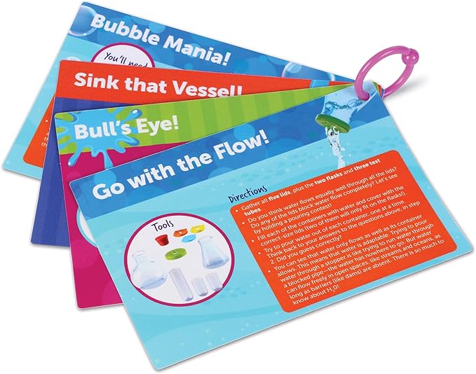 Learning Resources Splashology! Water Lab Science Kit, STEM Playtime, Water Activities, 19 Pieces, Ages 3+
