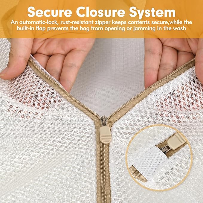 6-Piece Bag Double-layer thickened mesh laundry bags,Essential items at home,Exquisite laundry bags suitable for clothes, trousers, socks and underwear