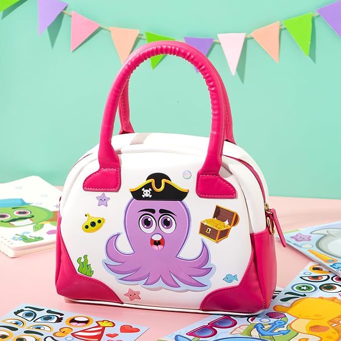 JOYIN 36 Pcs 9"x6" Sea Animals Make a face Stickers for Kids, Make Your Own Ocean Animals Sticker Sheets, Party Favors Kids Crafts, Goodie Bags Stuffers, Classroom Rewards