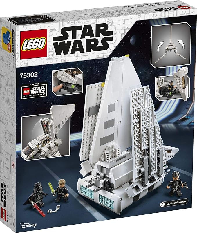 LEGO Star Wars Imperial Shuttle 75302 Building Kit; Awesome Building Toy for Kids Featuring Luke Skywalker and Darth Vader; Great Gift Idea for Star Wars Fans Aged 9 and Up, New 2021 (660 Pieces)