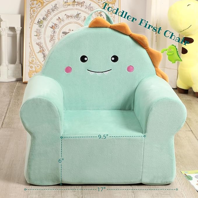 Cuddly Toddler First Chair, Premium Character Chair, Dinosaur, 18 Month up to 3 Years