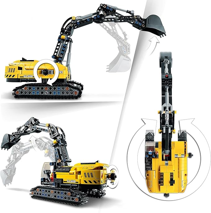LEGO® Technic Heavy-Duty Excavator 42121 Toy Building Kit; A Cool Birthday;Construction Toys