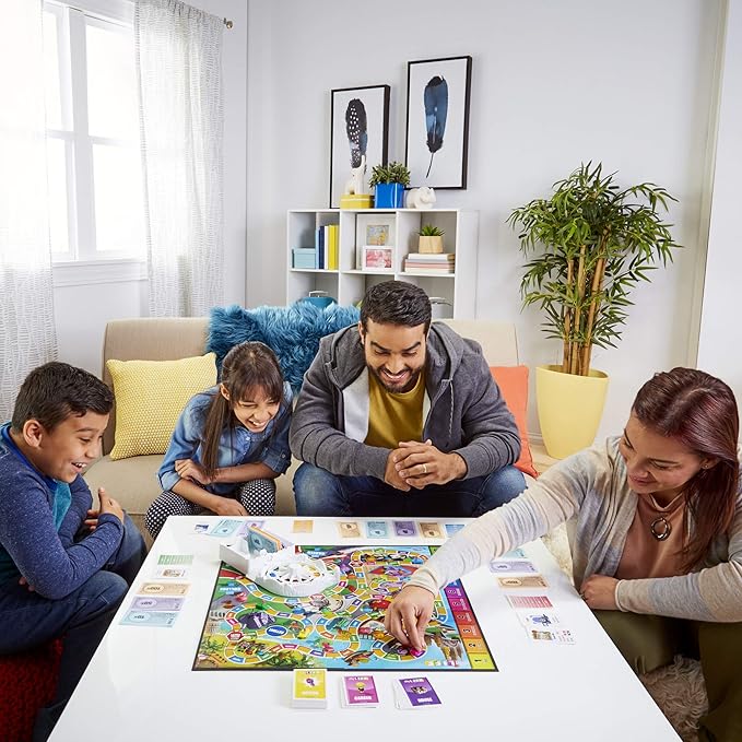 Hasbro Gaming The Game of Life Game, Family Board Game for 2-4 Players, Indoor Game for Kids Ages 8 and Up, Pegs Come in 6 Colors