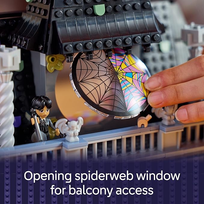 LEGO Wednesday & Enid's Dorm Room Playset - Building Toy for Pretend Play with 4 Minifigures - Wednesday Addams Doll for Kids, Girls & Boys, Ages 10+ - Gift Idea for Birthday - 76781