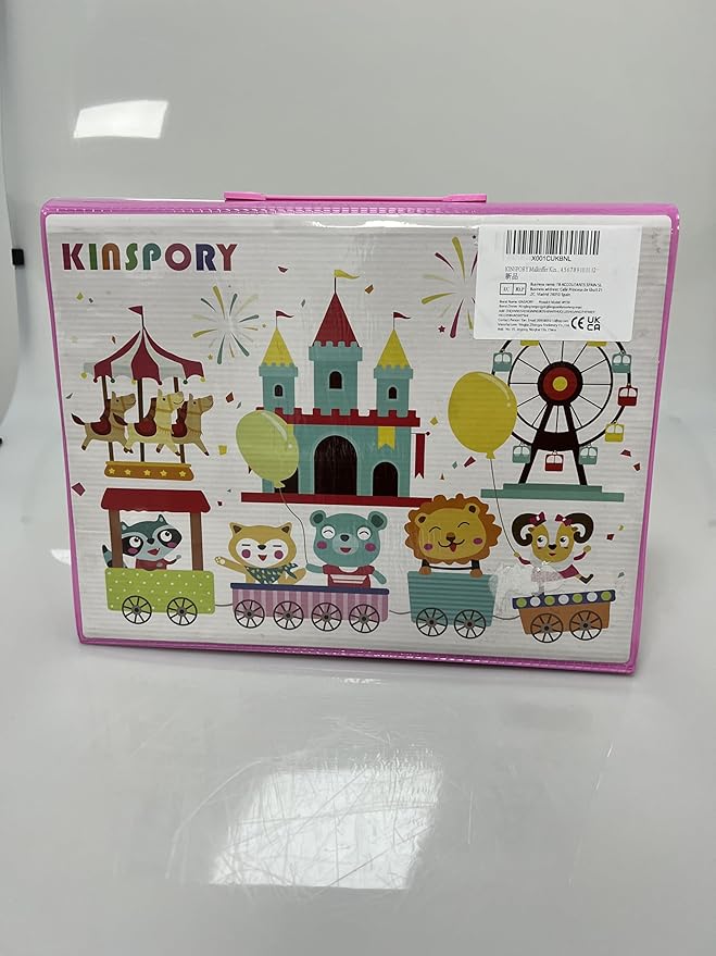 KINSPORY Art Supplies, 290 Pack Art Sets Crafts Drawing Coloring kit, Double-Side Trifold Easel, Oil Pastels, Crayons, Colored Pencils, Creative Gift for Beginners Artists Girls Boys Kids (Pink)