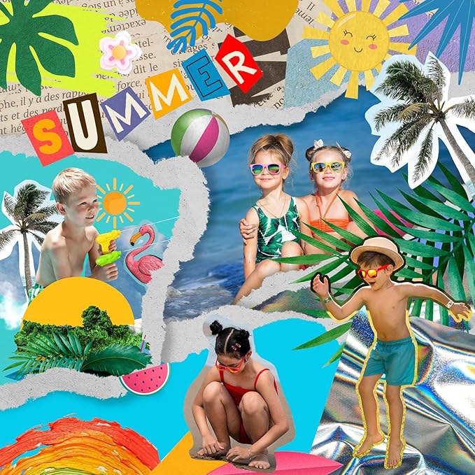 Joycover Pool Party Favors Beach Party Favors 122 PCS Hawaiian Pool Beach Party Decorations, Hawaiian Leis For Luau Party Decorations, Beach Balls, Kids Sunglasses, Pool Party Supplies, Summer Toys…