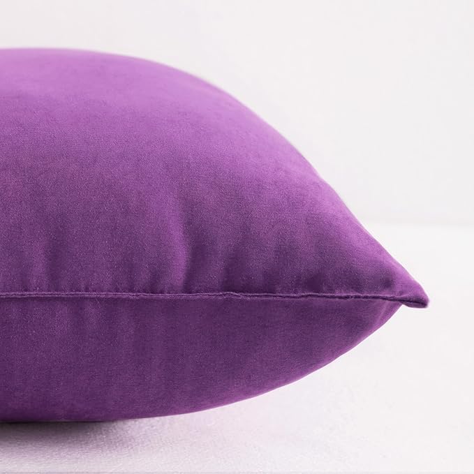 NTBAY Tiny Pillows, Down Alternative 7"x11" Microfiber Mini Pillow for Travel, Pets, Soft Machine Washable Small Pillows for Neck, Wrist, Lumbar and Knee, Purple