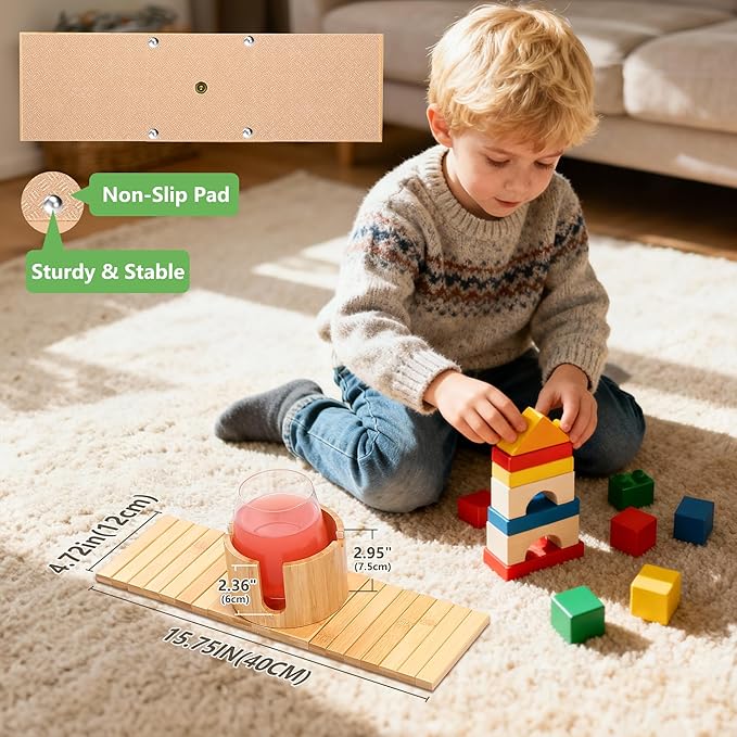 SINWANT Couch Cup Holder, Bamboo Couch Drink Holder for Large Coffee Mug,Non-Slip 360° Rotation 2 in 1 Sofa Cup Holder & Phone Stand, Clip on Sofa RV Car Armrest for Water Bottles,Cans,Wine