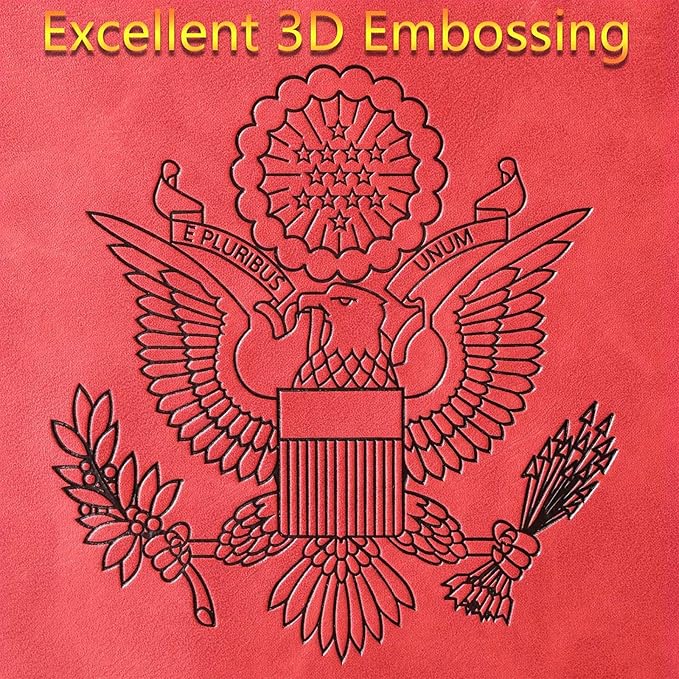 Passport Holder Cover Wallet Travel Essentials Leather Rfid Blocking Case Vacation Luggage Must Haves Travel Accessories for Men Women (120#Red)