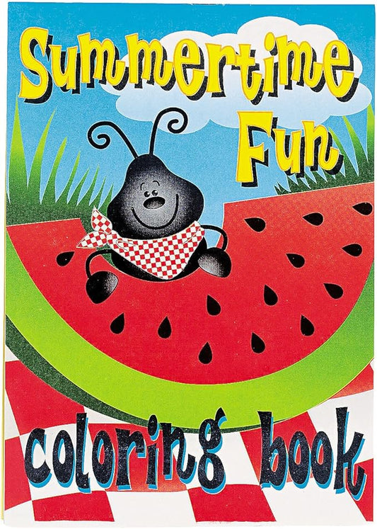 Fun Express Summer Tropical Coloring Books for Summer - Activity Books - VBS Vacation Bible School Supplies/Decor - 24 Pieces