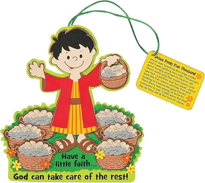 Feeding The 5000 Sign Craft Kit- Makes 12