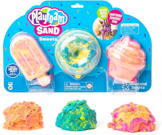 Educational Insights Playfoam Sand Sweets, Play Sand, Sensory Toy, Gift for Kids Ages 3+
