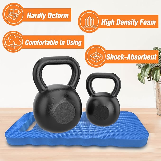 Gardzen Garden Kneeling Pad - for Gardening, Baby Bath, Yoga, Pilates, Exercise, Blue