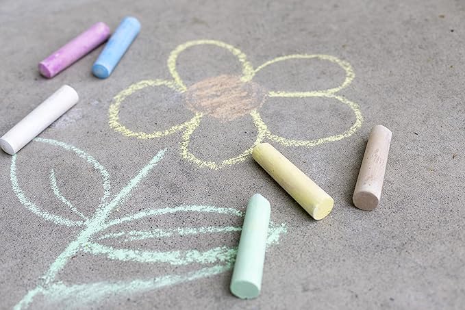 Continuum Games Mega Sidewalk Chalk Set, Indoor and Outdoor Art