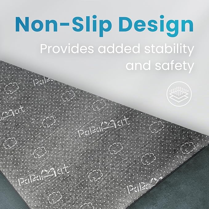 1.3" Thick Baby Play Mat for Floor Playpen, 50x50 Foam Tummy Time Mat, Padded Support Soft Plush Nursery Rug for Infant Kids Toddler Crawling Kick Activity (Dark Grey)