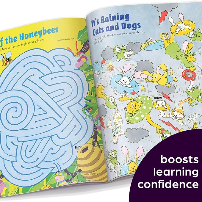Highlights Amazing Mazes Beginner Maze Books for Kids Ages 3-6, 144 Pages, 2-Pack of Activity Books for Kids, Screen Free Fun and Challenging Mazes for Kids