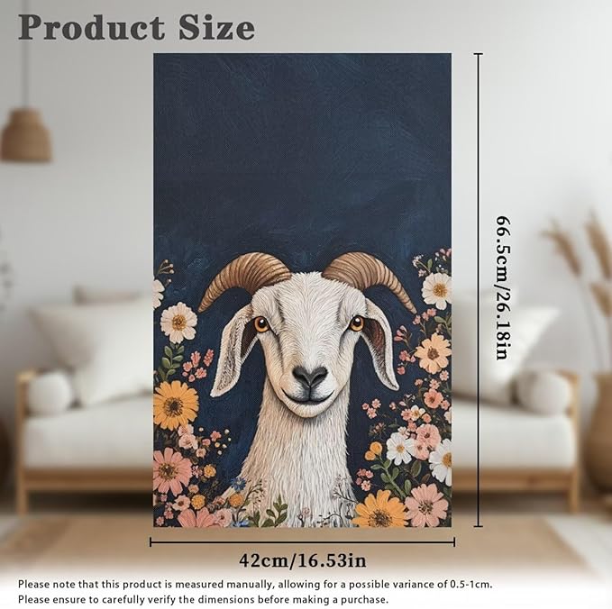 Sheep Headrest Covers for Recliners Fabric Floral Sofa Headrest Slipcovers Covers Pet Scratch Resistant Non Slip Couch Headrest Covers for Home 2 Pack