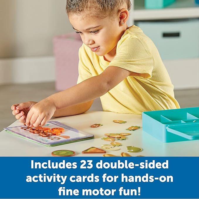 Learning Resources Let's Go Bento! Learning Activity Set, 78 Pieces, Ages 3+, Preschool Learning Activities, Toddler Toys, Learning & Education Toys, Feelings and emotios, fine Motor Skills