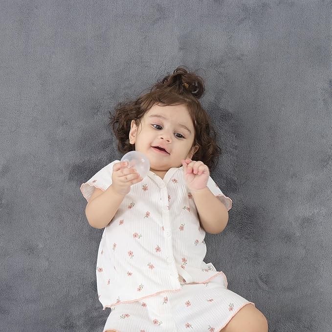 1.3" Thick Baby Floor Play Mat 79x118, Basic Padded Foam Mat for Tummy Time Crawling, Non Slip Cushioned for Babies Toddlers Infants Kids (Dark Grey)