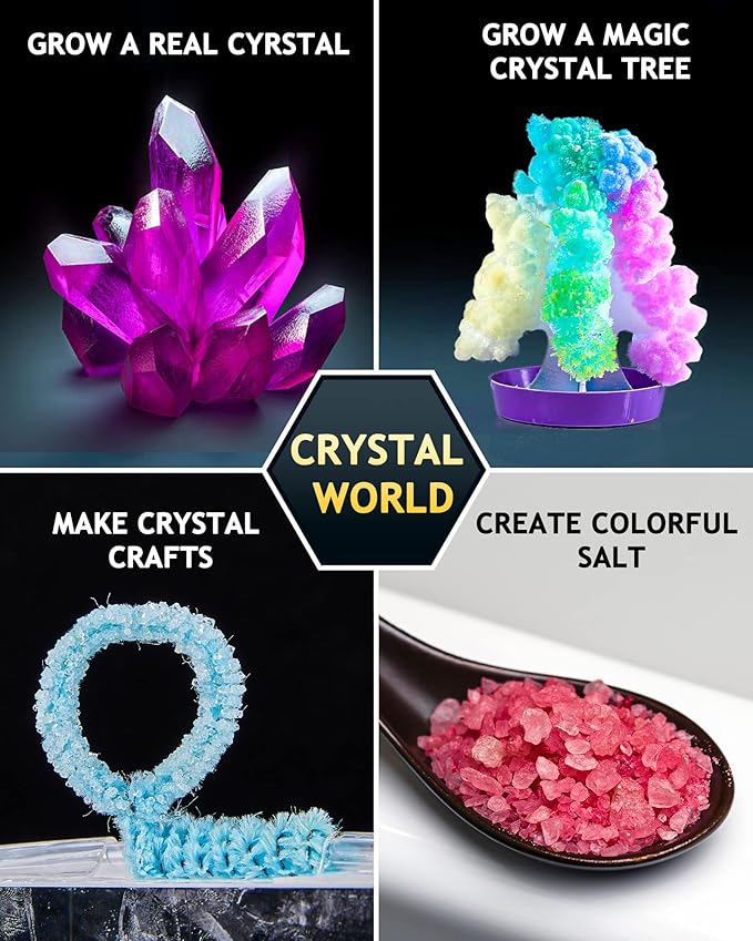 Japace Science Kits for Girls Age 4-5-6-7-8, Christmas Birthday Gifts Ideas, 75+ Cool Chemistry Experiments, Learning & Education Toys for Kids 4-8