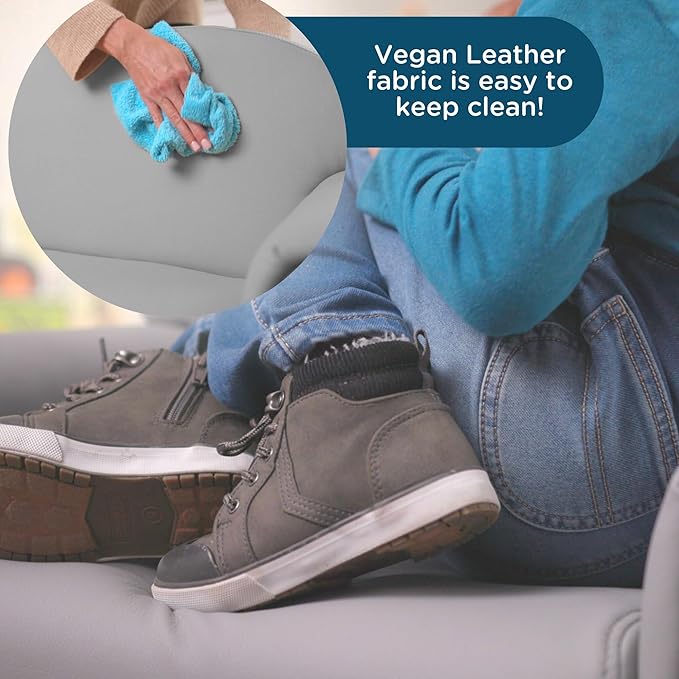 Children's Factory As We Grow Sofa, Gray, CF805-314, Playroom Couch, Daycare Furniture, Kids Seating for Classroom, Flexible Seating for Elementary