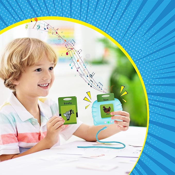 Toddler Toys for 2 3 4 5 Year Old Boys and Girls, Autism Sensory Toys for Autistic Children, Learning Montessori Toys for 2 Year Old, Speech Therapy Toys, 224 Sight Words Talking Flash Cards