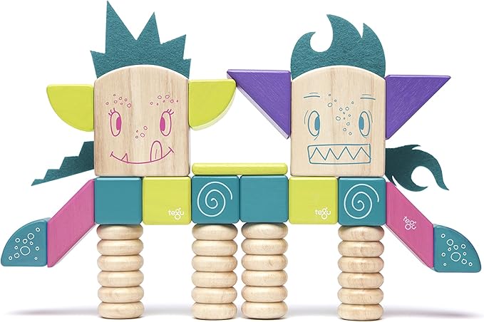 Tegu Beans & Tumtum Magnetic Wooden Block Set