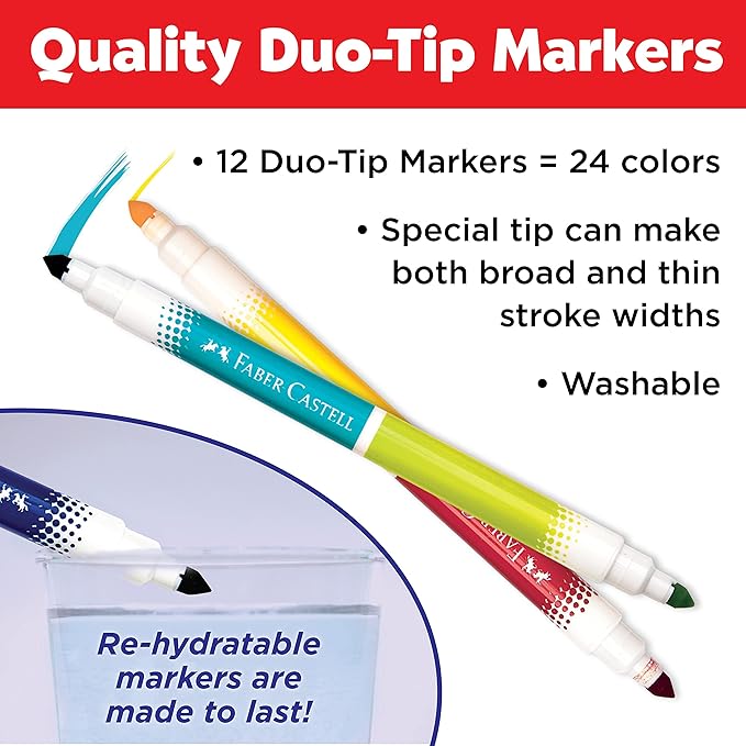 Faber-Castell Color by Number Puzzle, Camping - 100 Pieces, DIY Coloring Puzzle Set for Kids Ages 6+, Small