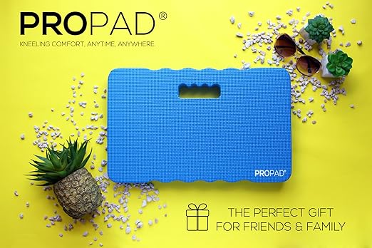 Thick Kneeling Pads, Garden Kneeler for Gardening, Bath Kneeler for Baby Bath, Kneeling Mat for Yoga, Knee Pad for Work, Extra Large (XL) 18 x 11 x 1.5 Inches, Blue (Pack of 2)