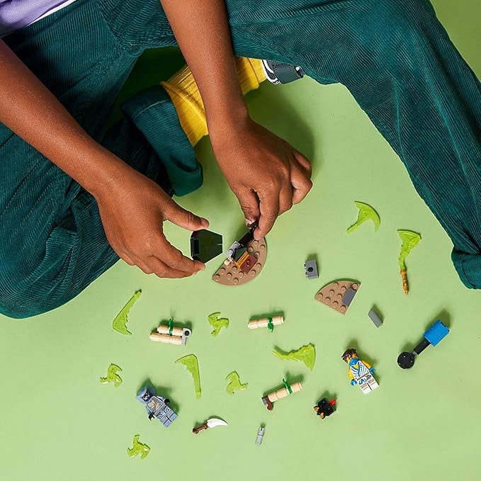 LEGO NINJAGO Epic Battle Set – Jay vs. Serpentine 71732 Building Kit; Ninja Playset Featuring Spinning Battle Toy, New 2021 (69 Pieces)