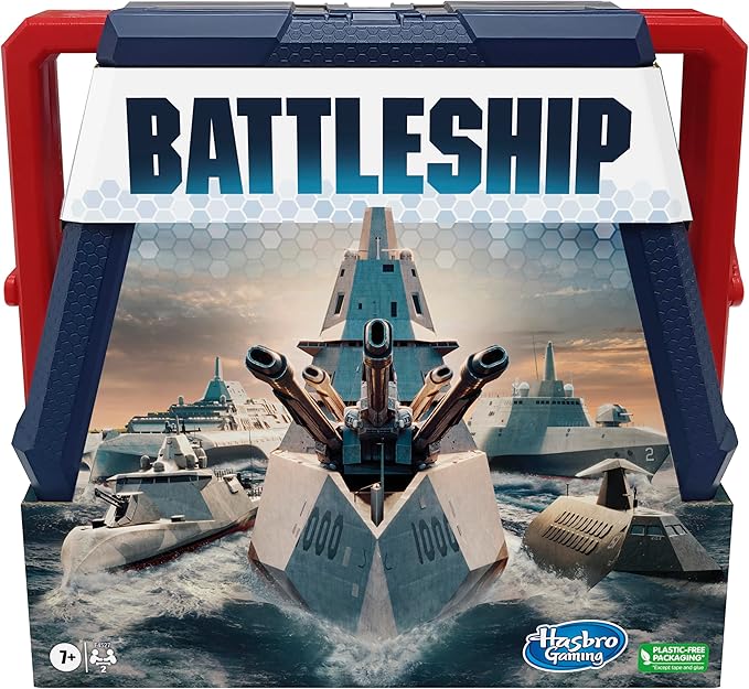 Battleship Classic Board Game | Strategy Games for Kids and Adults | Ages 7+ | 2 Players | Fun Kids Games | Family Games