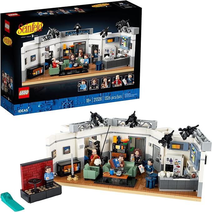 LEGO Ideas Seinfeld 21328 Building Kit; Collectible Display Model; Delightful 1990s Nostalgia Gift for Adults (1,326 Pieces)