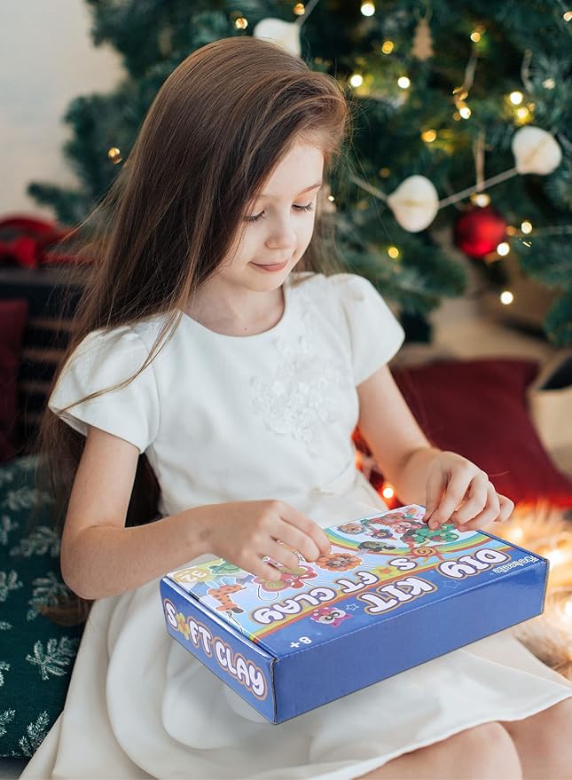 Fire Beetle Polymer Clay Kit, Modeling Clay with Sculpting Tools, Animal Decoration Accessories, Multicolor, 0.907kg, Oven Bake, Ideal for Kids & Adults, Ages 3-12