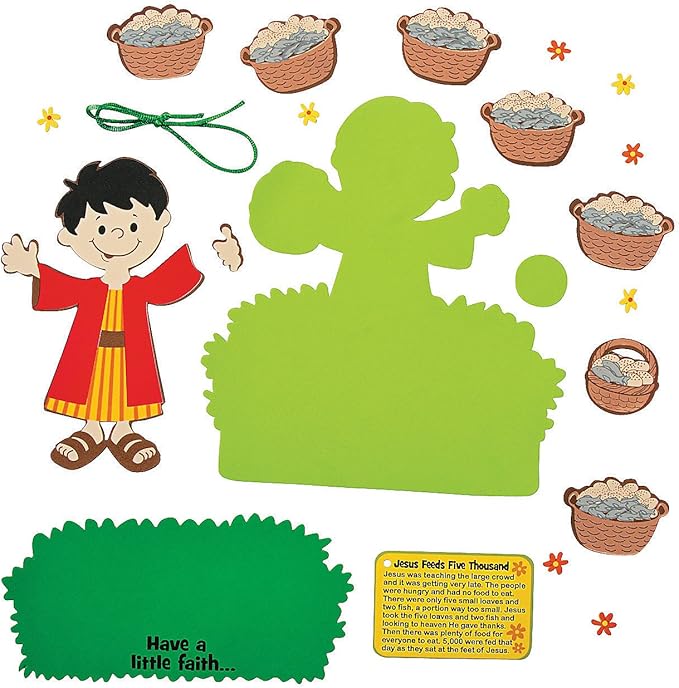 Feeding The 5000 Sign Craft Kit- Makes 12